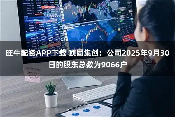 旺牛配资APP下载 顶固集创：公司2025年9月30日的股东总数为9066户
