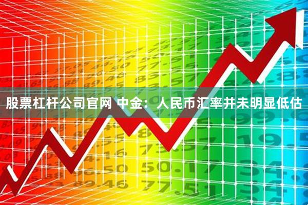 股票杠杆公司官网 中金：人民币汇率并未明显低估
